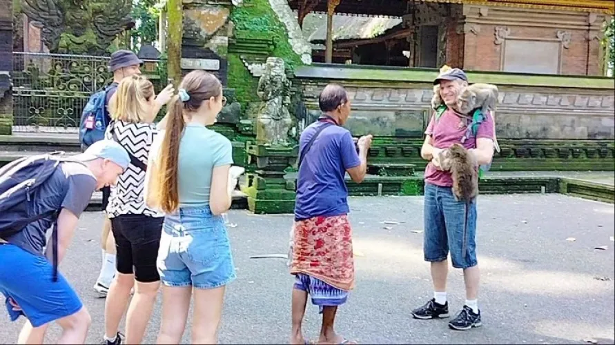 Kunjungan Wisatawan di Objek Wisata Sangeh Tembus Ribuan Orang per Hari
